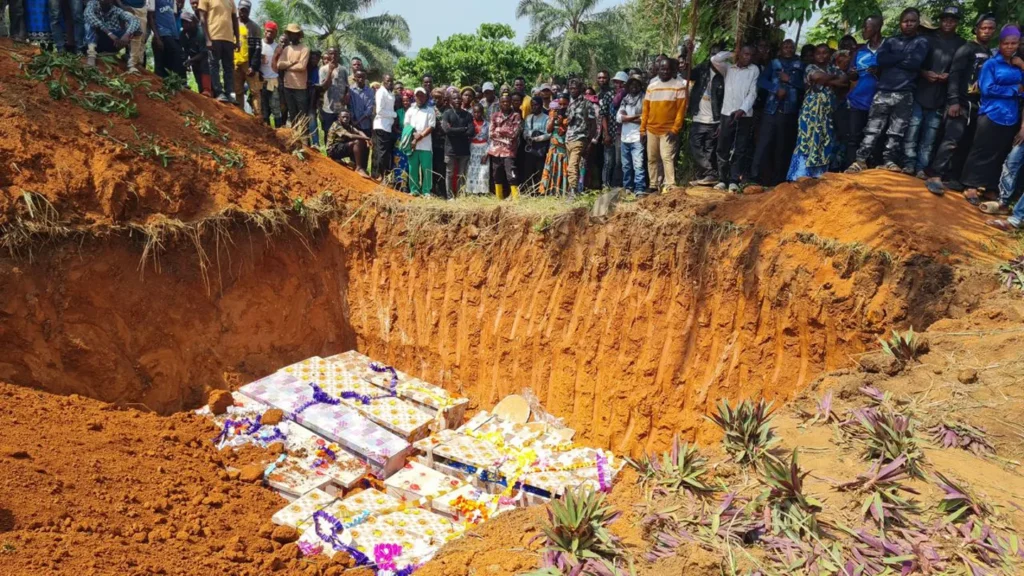 DRC mass burial