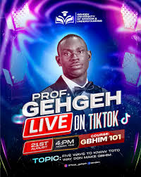 GehGeh Live on TikTok event