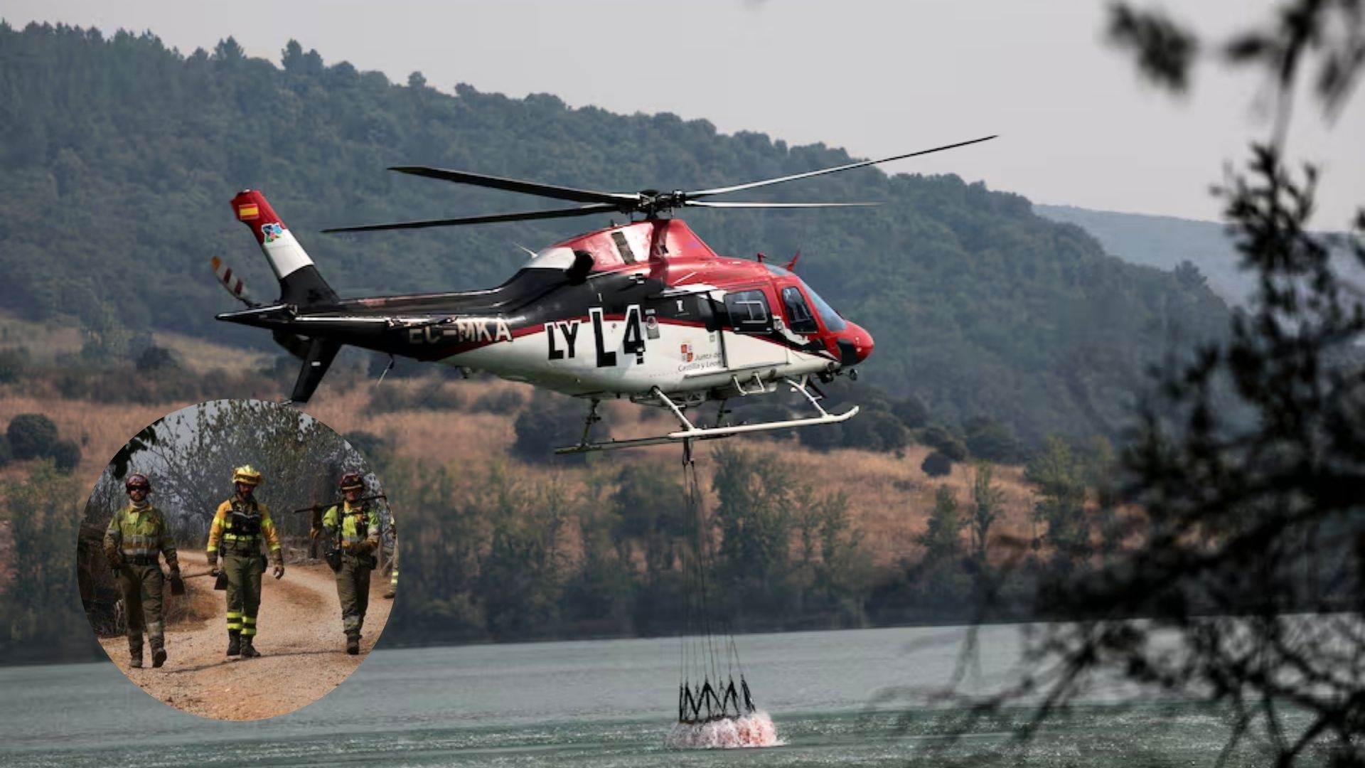 Spain volunteer firefighter