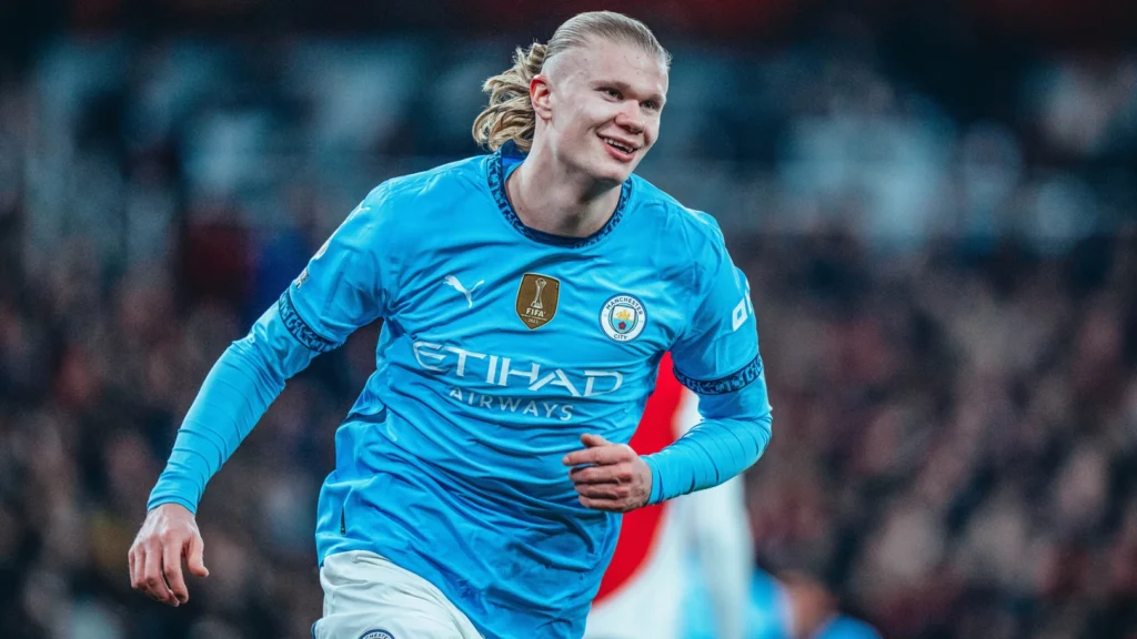 Manchester City striker Erling Haaland