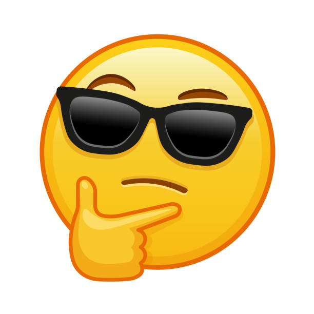 Thoughtful face with sunglasses 