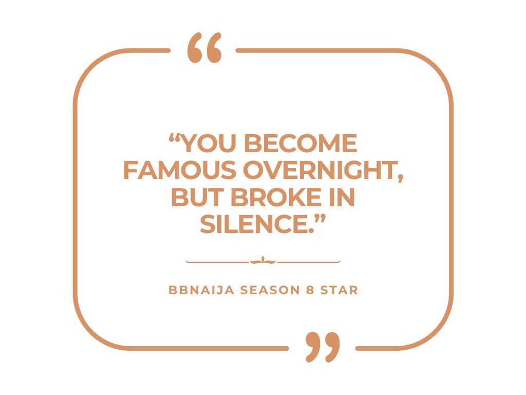 BBNaija Ex-Housemate Quote