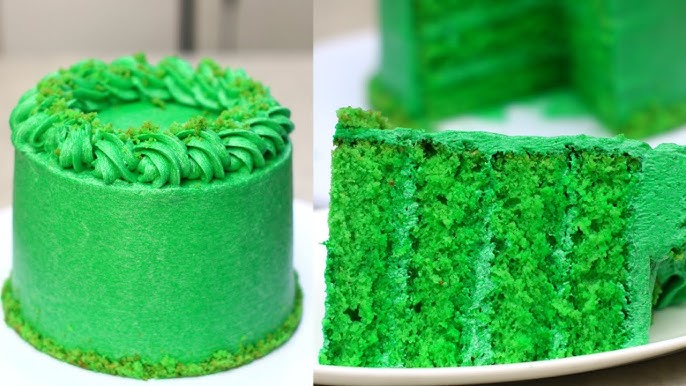 Buttercream Green Cake