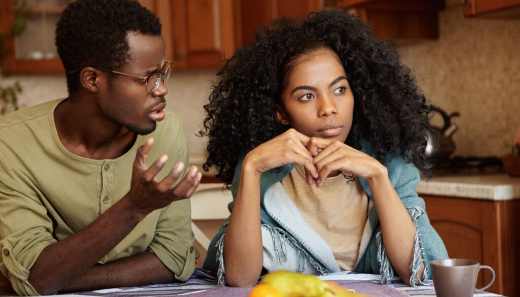 Couple Upset with Each Other