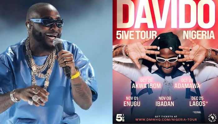 Davido-5ive-tour