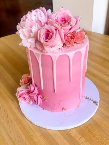Floral Pink Cake