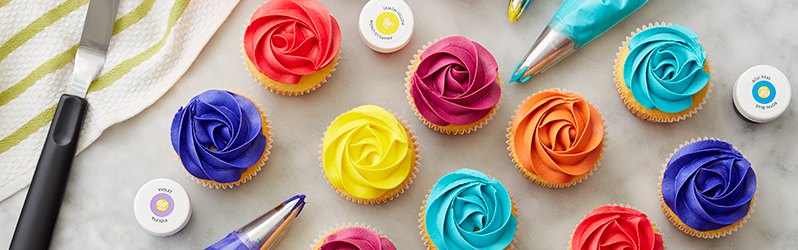 Icing Color Setcup Cakes