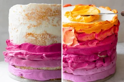 Multicolour and Gradient Cake